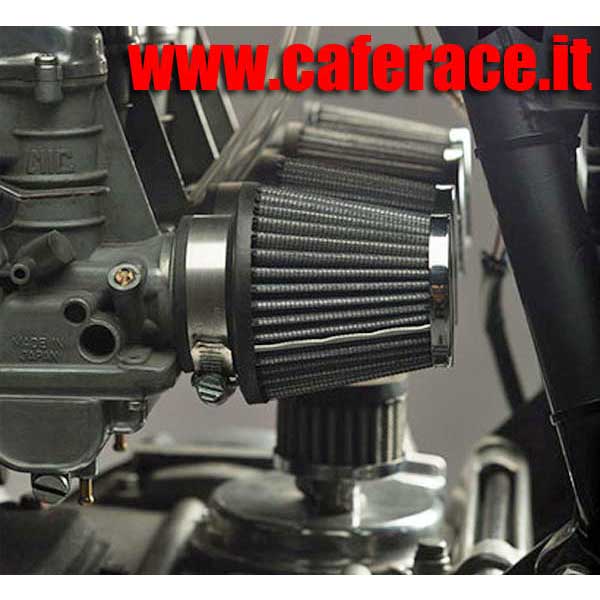 Filtro aria conico carburatore 33-37mm moto cafe racer scrambler honda four