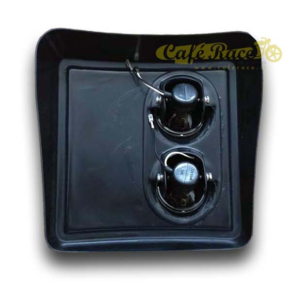 Flat track screen with approved lights for universal scrambler preparations