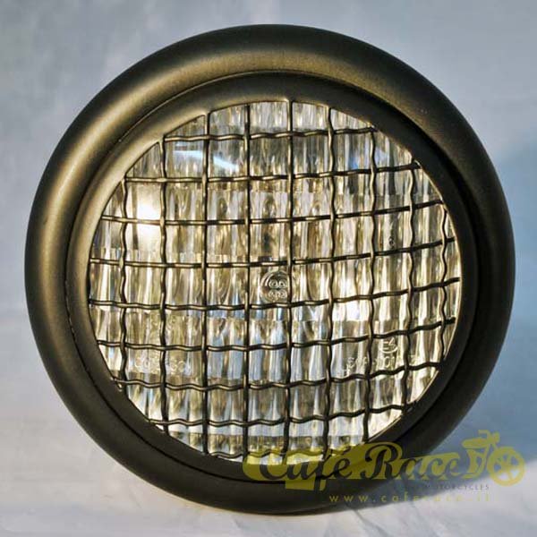 GRILLE DE PHARE NOIRE SCRAMBLER POUR CAFERACER APPROUVÉ PAR LA TRIUMNPH CAFERACE