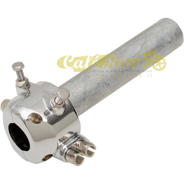 Emgo Universal Gas Control Cable Puller – 22mm Steel Handlebar Lever For Custom & Cafe Racers