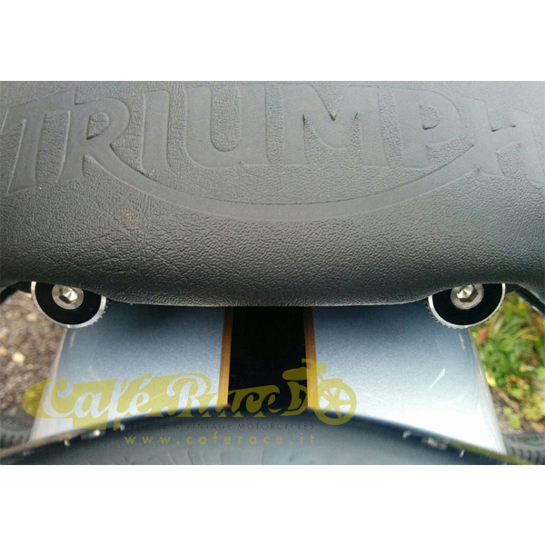 Viti nere rimozione rapida sella in alluminio per Triumph BONNEVILLE