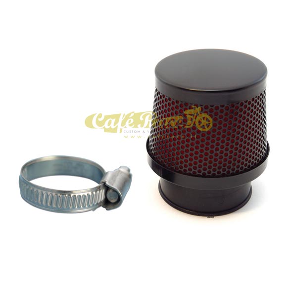 Filtro aria cornetto aspirazione conico HOLES diametri da 37 a 41mm cafè racer