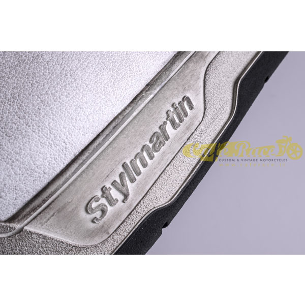 Scarpe Stylmartin Sector White scarpe stivaletti da moto bianchi con protezioni