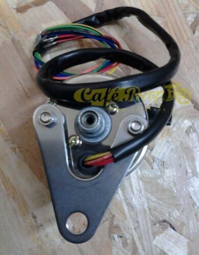 Mechanischer Kilometerzähler, 60 mm, schwarzer Hintergrund mit Warnleuchten – 220 km/h
